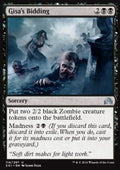 Gisa's Bidding - Shadows over Innistrad (Uncommon) [SOI-114]