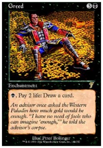 Greed - Seventh Edition (Rare) [7ED-140]
