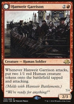Hanweir Garrison / Hanweir, the Writhing Township - Eldritch Moon (Rare) [EMN-130]
