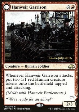 Hanweir Garrison / Hanweir, the Writhing Township - Eldritch Moon: Promos (Rare) [EMNP-130]