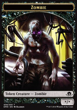 Zombie Token (Black */*) - Eldritch Moon (Token) [EMN-T6]
