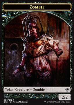 Zombie Token (Black 2/2) - Conspiracy: Take the Crown (Token) [CN2-T6]