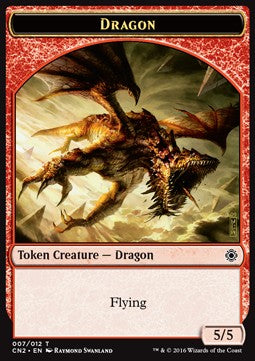 Dragon Token (Red 5/5) - Conspiracy: Take the Crown (Token) [CN2-T7]