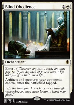 Blind Obedience - Commander 2016 (Rare) [C16-59]