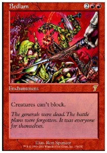Bedlam - Seventh Edition (Rare) [7ED-174]