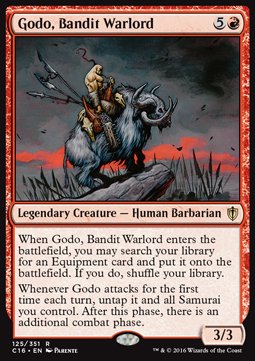 Godo, Bandit Warlord - Commander 2016 (Rare) [C16-125]