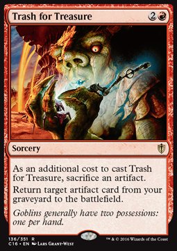 Trash for Treasure - Commander 2016 (Rare) [C16-136]