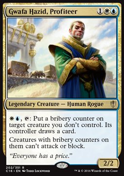 Gwafa Hazid, Profiteer - Commander 2016 (Rare) [C16-202]