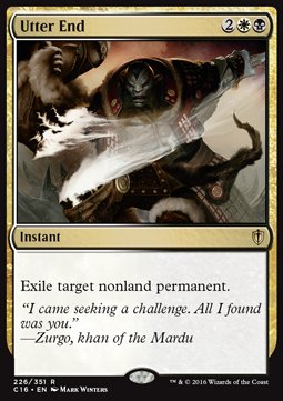 Utter End - Commander 2016 (Rare) [C16-226]