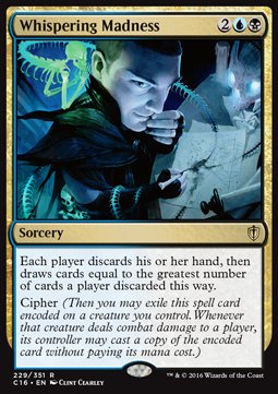 Whispering Madness - Commander 2016 (Rare) [C16-229]