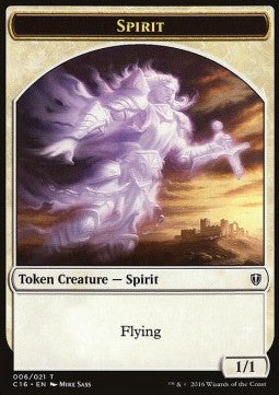 Spirit Token (W 1/1) / Germ Token (B 0/0) - Commander 2016 (Token) [C16-T 6/10]