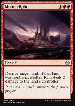 Molten Rain - Modern Masters 2017 (Uncommon) [MM3-103]
