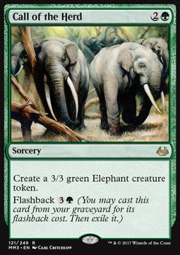 Call of the Herd - Modern Masters 2017 (Rare) [MM3-121]