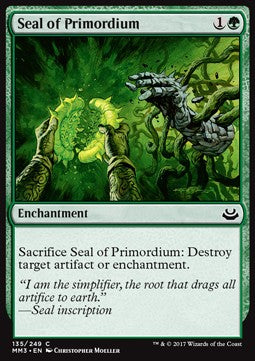 Seal of Primordium - Modern Masters 2017 (Common) [MM3-135]