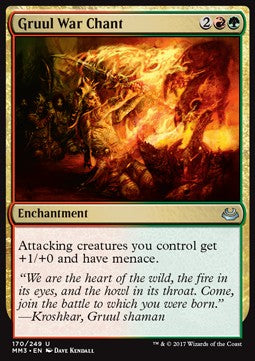 Gruul War Chant - Modern Masters 2017 (Uncommon) [MM3-170]