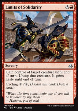 Limits of Solidarity - Amonkhet (Uncommon) [AKH-140]