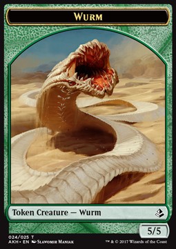 Wurm Token (Green 5/5) - Amonkhet (Token) [AKH-T24]