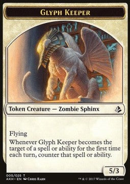 Glyph Keeper Token / Warrior Token (W 1/1 Vigilance) - Amonkhet (Token)