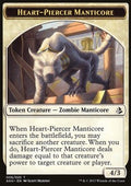 Heart-Piercer Manticore Token / Warrior Token (W 1/1 Vigilance) - Amonkhet (Token)