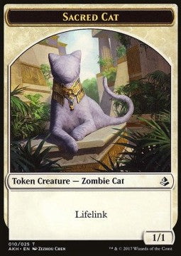Sacred Cat Token / Insect Token (B 1/1) - Amonkhet (Token)