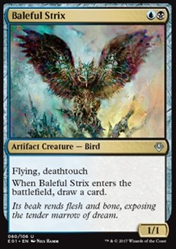 Baleful Strix - Archenemy: Nicol Bolas (Uncommon) [E01-80]