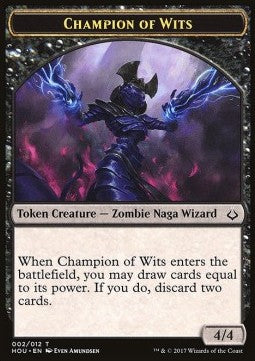 Champion of Wits Token / Insect Token (UR 1/1) - Hour of Devastation (Token) [HOU-T 2/12]