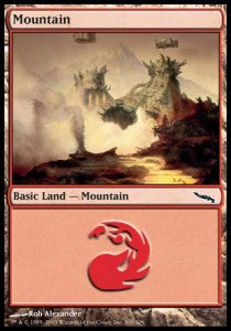 Mountain (V.2) - Mirrodin (Land) [MRD-300]
