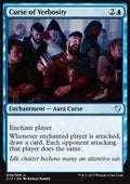 Curse of Verbosity - Commander 2017 (Uncommon) [C17-9]