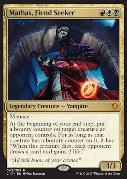Mathas, Fiend Seeker - Commander 2017 (Mythic) [C17-42]