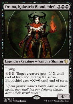 Drana, Kalastria Bloodchief - Commander 2017 (Rare) [C17-112]