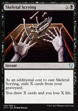 Skeletal Scrying - Commander 2017 (Uncommon) [C17-125]