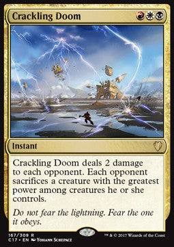 Crackling Doom - Commander 2017 (Rare) [C17-167]