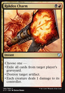 Rakdos Charm - Commander 2017 (Uncommon) [C17-190]