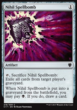 Nihil Spellbomb - Commander 2017 (Common) [C17-218]