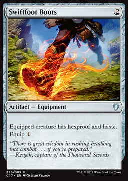 Swiftfoot Boots - Commander 2017 (Uncommon) [C17-226]