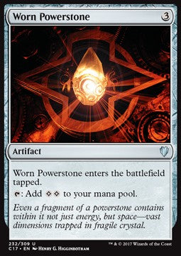 Worn Powerstone - Commander 2017 (Uncommon) [C17-232]