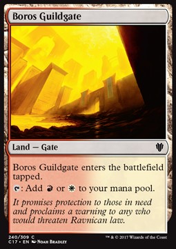 Boros Guildgate - Commander 2017 (Common) [C17-240]