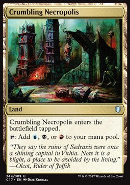 Crumbling Necropolis - Commander 2017 (Uncommon) [C17-244]