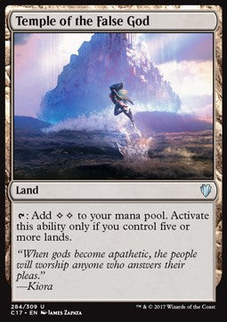 Temple of the False God - Commander 2017 (Uncommon) [C17-284]