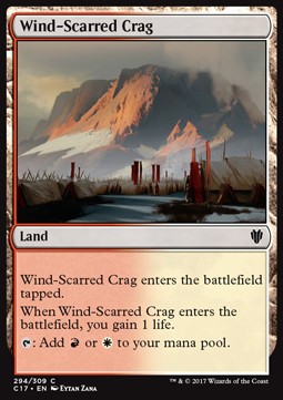 Wind-Scarred Crag - Commander 2017 (Common) [C17-294]