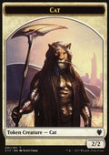 Cat Token (W 2/2) / Rat Token (B 1/1 Deathtouch) - Commander 2017 (Token) [C17-T 01/03]