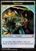 Treasure Token / Dinosaur Token (G 3/3) - Friday Night Magic Promos (Token) [FNM-2017-11]