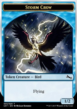 Storm Crow Token (Blue 1/2) - Unstable (Token) [UST-T05]