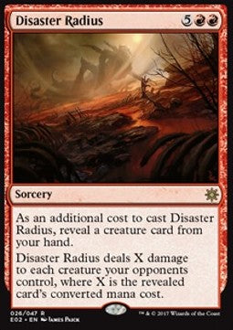 Disaster Radius - Explorers of Ixalan (Rare) [E02-26]