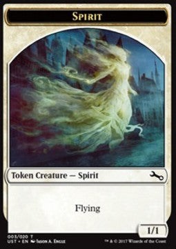 Spirit Token (White 1/1) - Unstable (Token) [UST-T03]