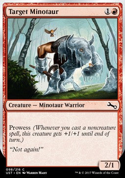 Target Minotaur (V.1) - Unstable (Common) [UST-98]