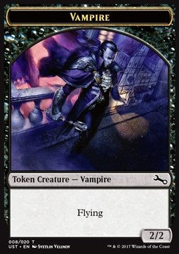 Vampire Token (Black 2/2) - Unstable (Token) [UST-T08]