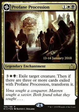Profane Procession // Tomb of the Dusk Rose - Rivals of Ixalan: Promos (Rare) [RIXP-166]