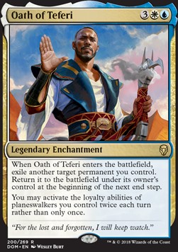 Oath of Teferi - Dominaria (Rare) [DOM-200]