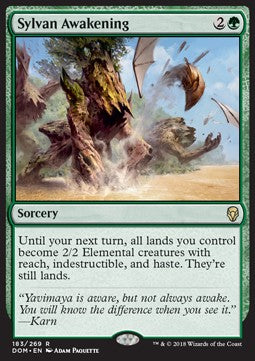 Sylvan Awakening - Dominaria (Rare) [DOM-183]